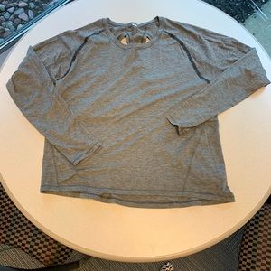 Lululemon Grey Long Sleeved Top